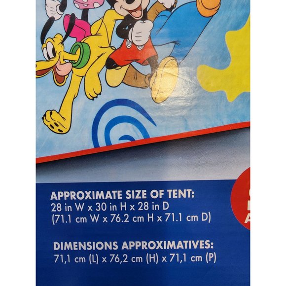 Disney Mickey Mouse Pop Up Play Tent - Picture 6 of 6